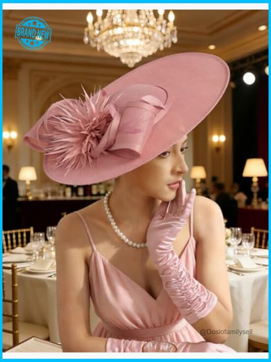 Elegant Flower Mesh Feathers Fascinator Hat Derby Wedding Bride Headband Party